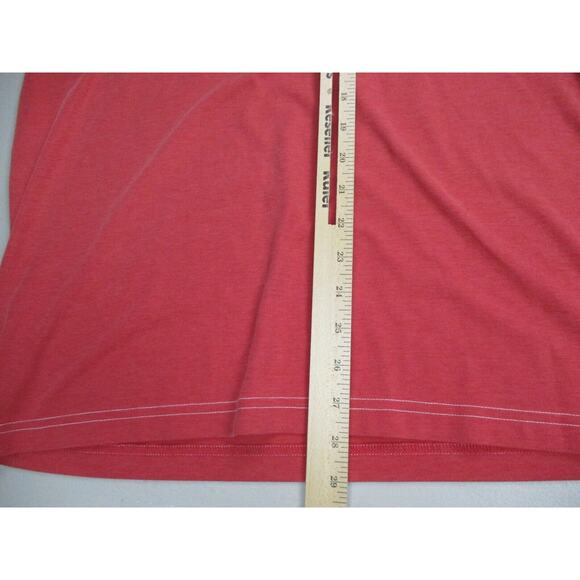 Travis Mathew Golf Polo Shirt Men Medium Red Pima Cotton Blend Short Sleeve Logo - Picture 12 of 16
